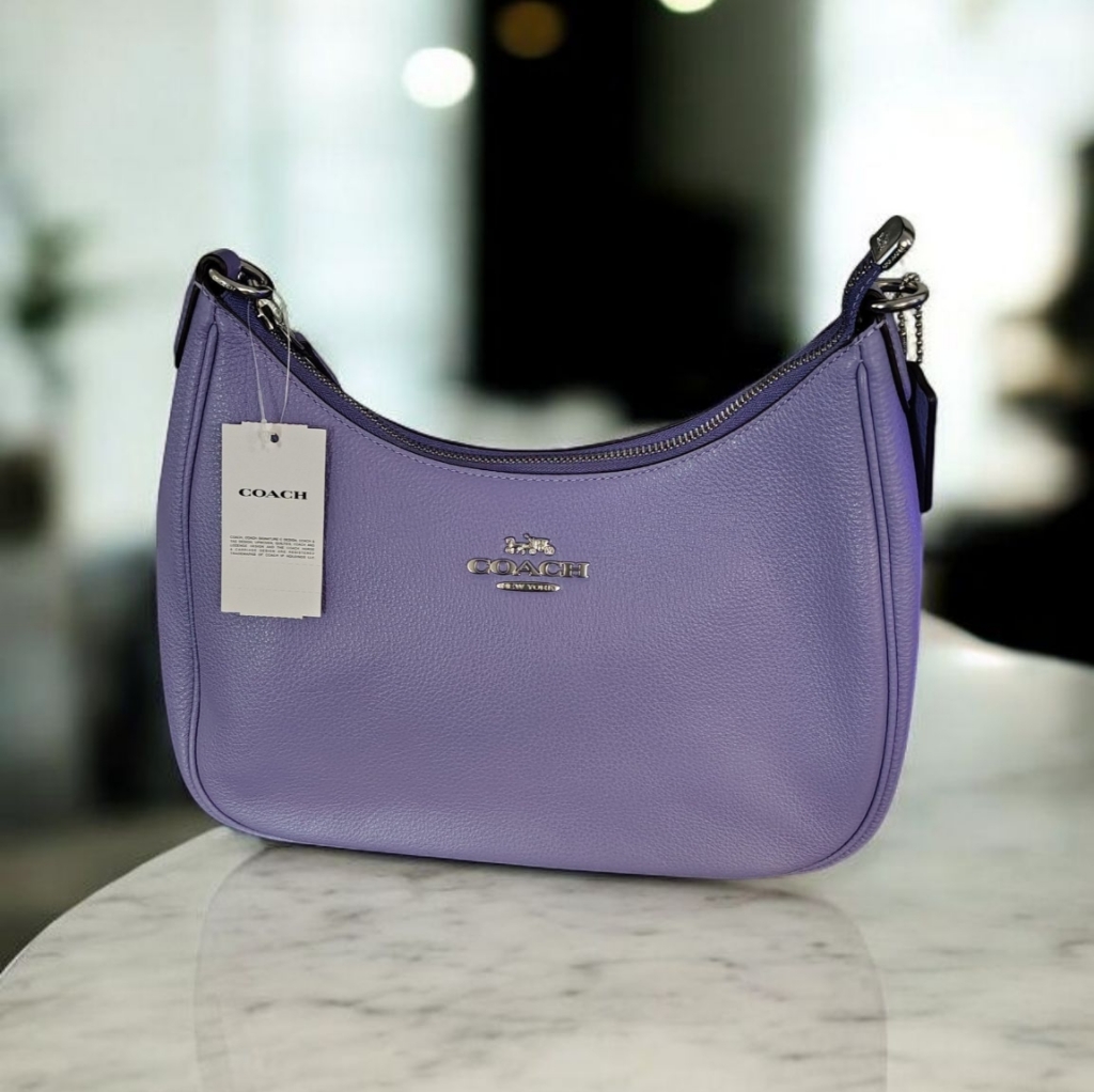 New! Coach Teri Hobo Bag In Light Violet Purple